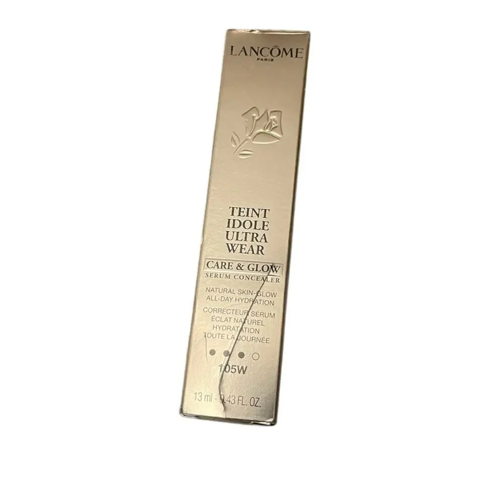 Lancôme Teint Idole Care&Glow Concealer 105W NEW Serum Hydrating Medium Coverage